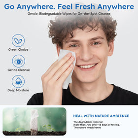ProCIV morning wipe used on eyelid reducing puffiness and oil