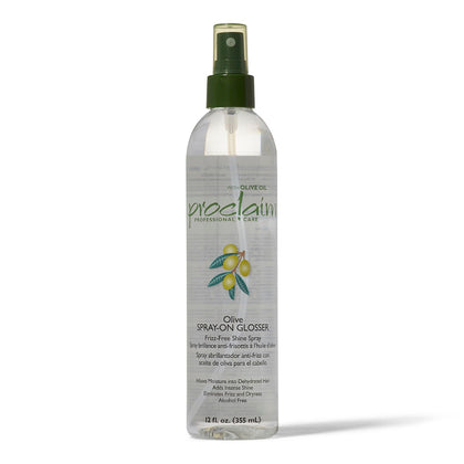 Proclaim bottle front view showing label and benefits for detangling