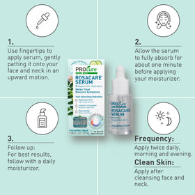PROcure serum layered under moisturizer illustrating compatibility and no pilling