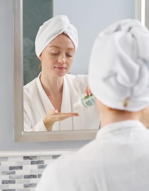 PROcure Rosacare dispensing cleanser from pump for easy daily use