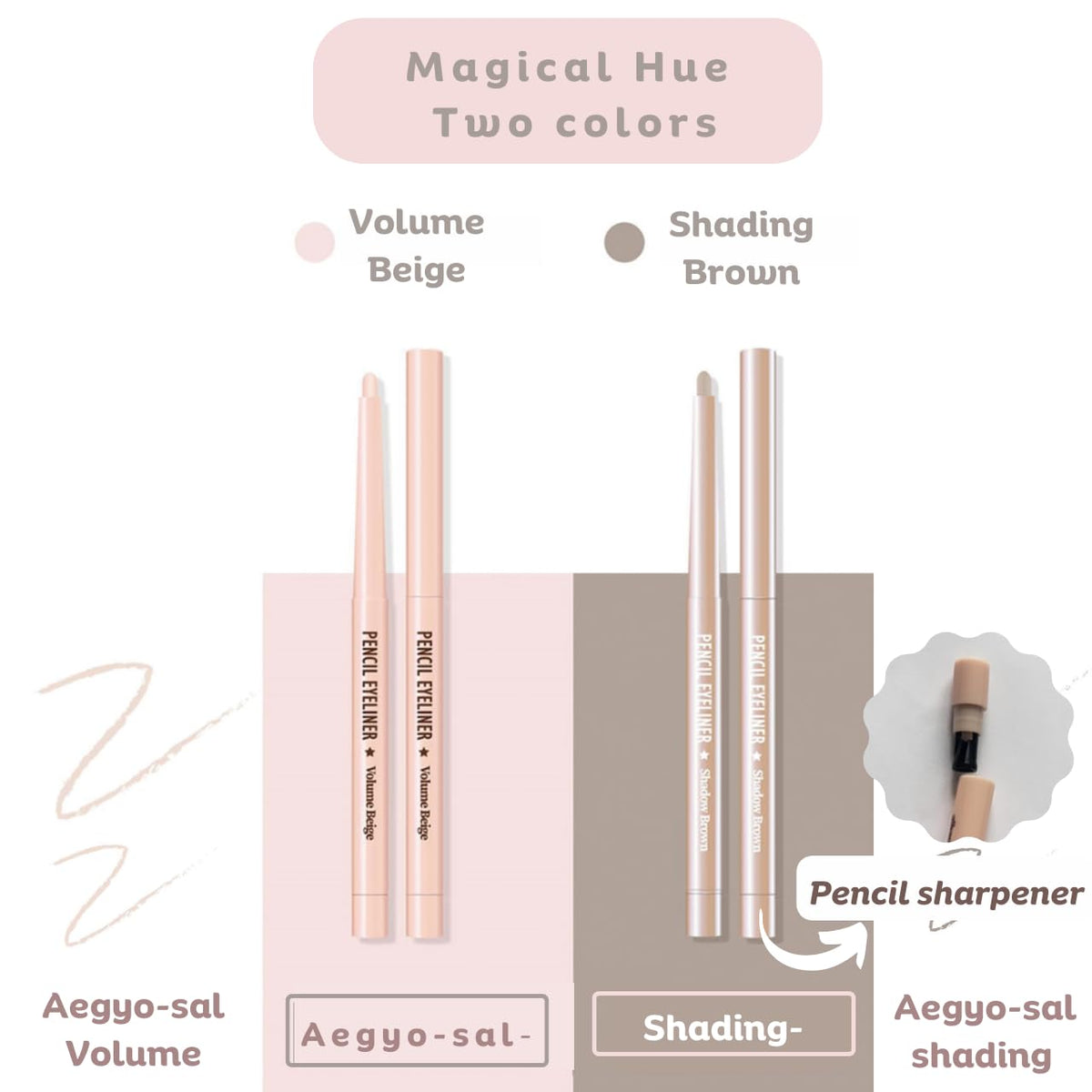 Produco thebom shadow brown pencil texture detail highlighting smooth blendability and depth