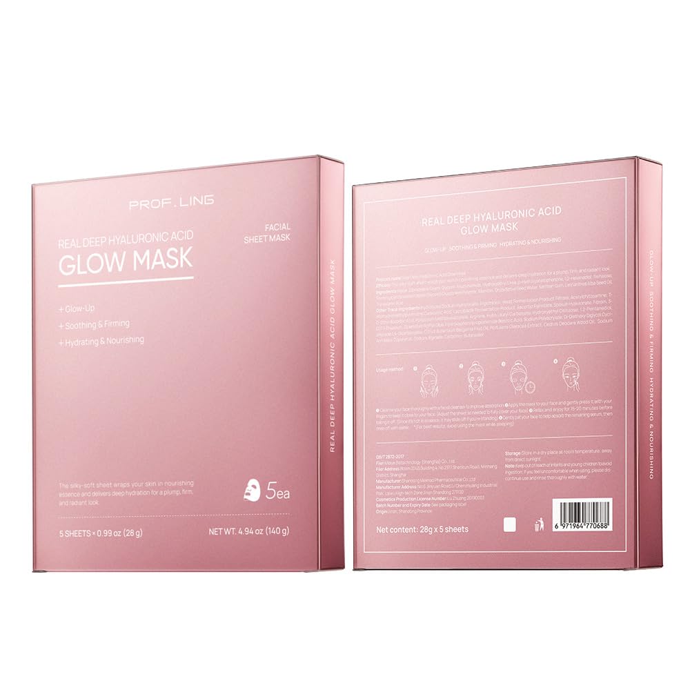 PROF.LING mask used with moisturizer to lock in long-lasting hydration