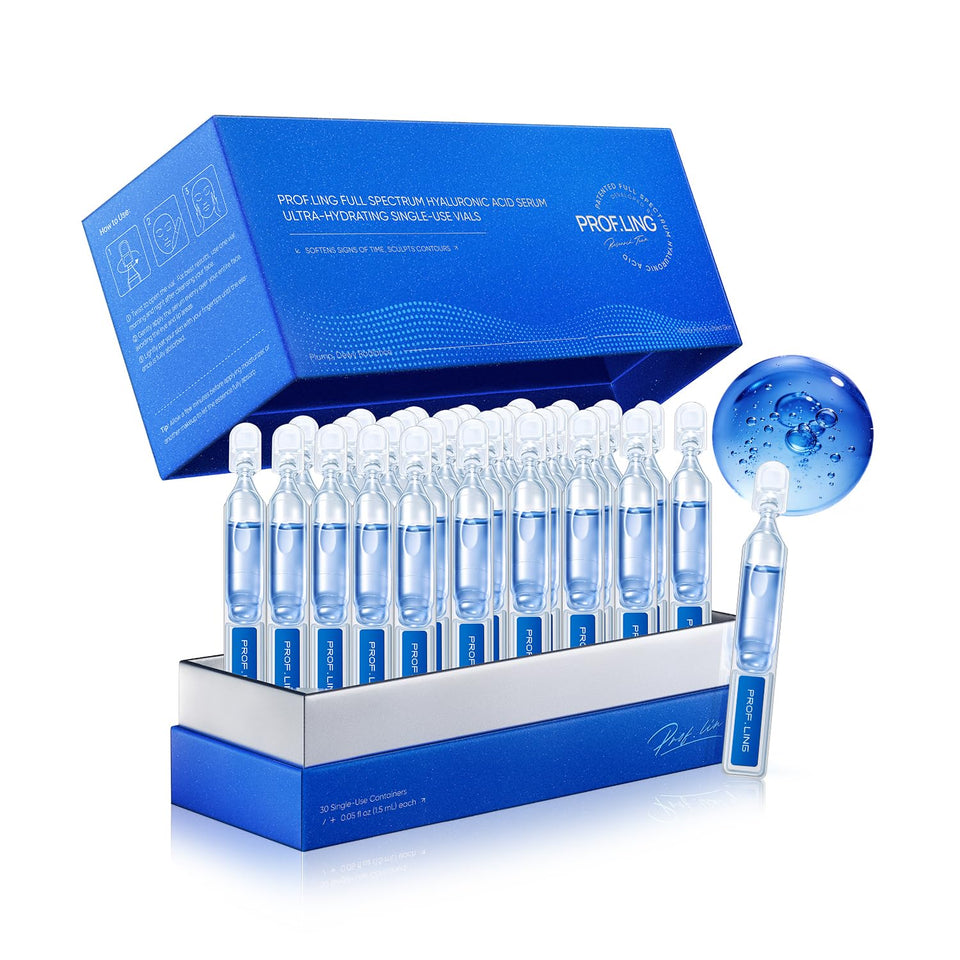 PROFLING front packaging showing 30 single-use vials and hygienic benefits