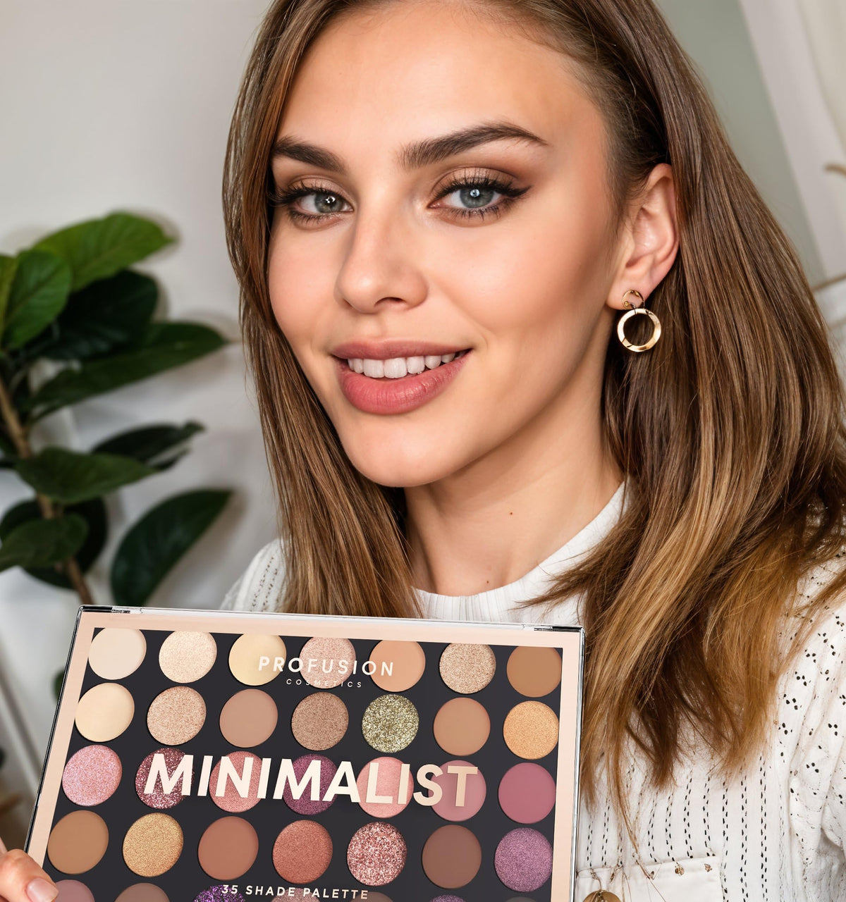 Profusion Cosmetics swatches on arm illustrating true-to-pan pigmentation