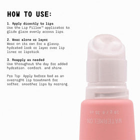PROH SKIN texture swipe displaying glossy, non-sticky hydration