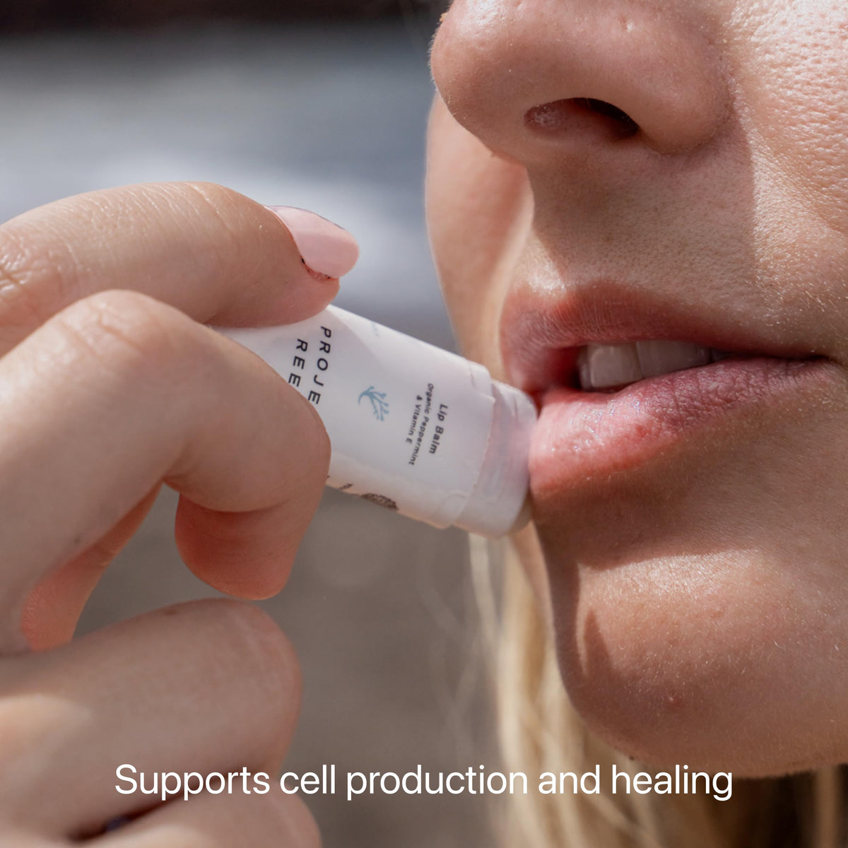 Project Reef peppermint oil close-up highlighting refreshing cooling effect
