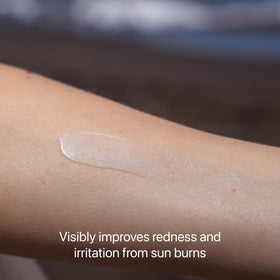 Project Reef lotion texture swipe illustrating lightweight, non-greasy hydration