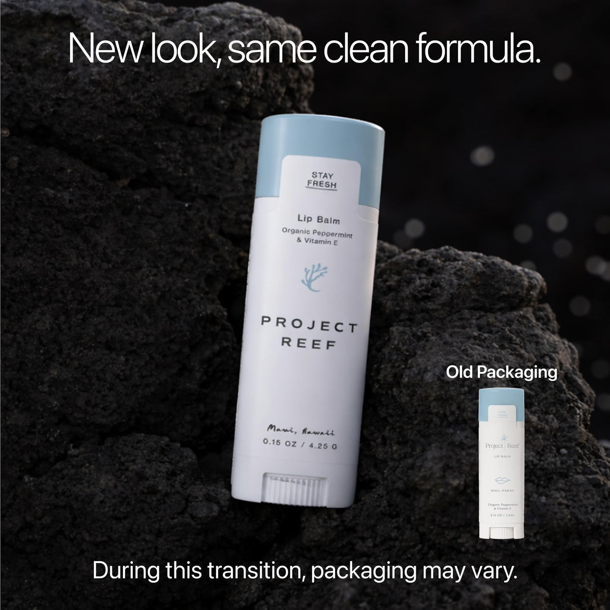Project Reef open tube texture revealing smooth balm for quick hydration