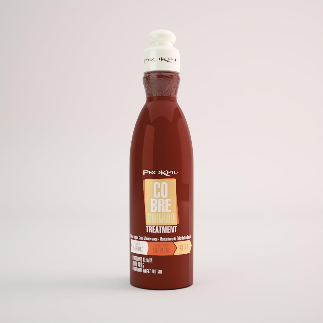 Prokpil front packaging showing golden-copper mask and clear product benefit