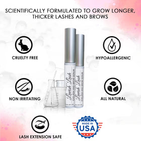 Pronexa Lavish Lash open applicator close-up, demonstrates precise nightly application benefit