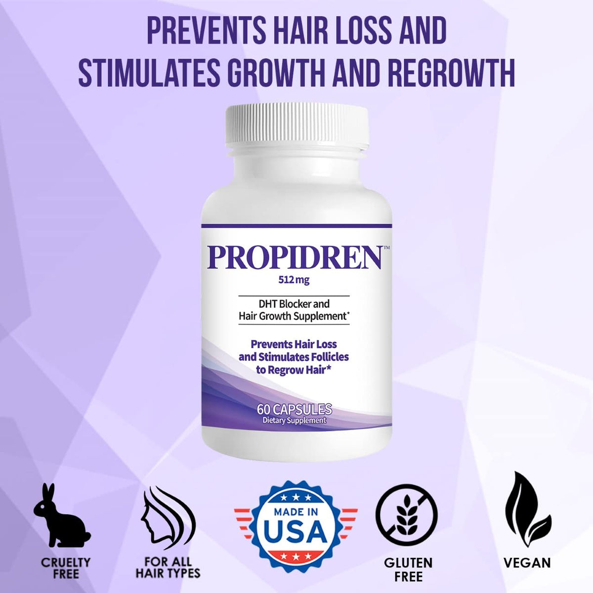 Pronexa Propidren capsule close-up showing texture and finish for quality assurance