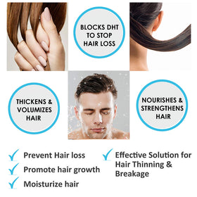 Pronexa Hairgenics applied while massaging scalp to boost circulation and nourishment