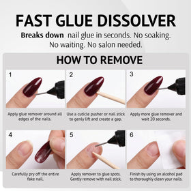 Pronto cleaning gel residue before and after for cleaner nails