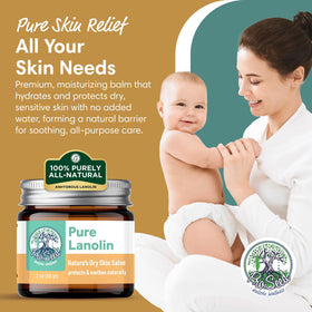 ProSeed lanolin texture close-up highlighting rich, concentrated balm for intensive hydration