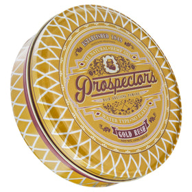 PROSPECTORS front tin can showing label and clean branding benefit