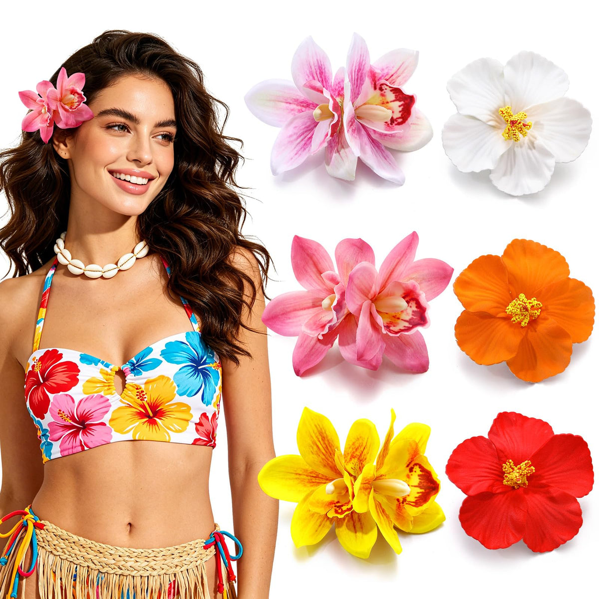 ProSuites front packaging showing six colorful flower clips, ready to gift