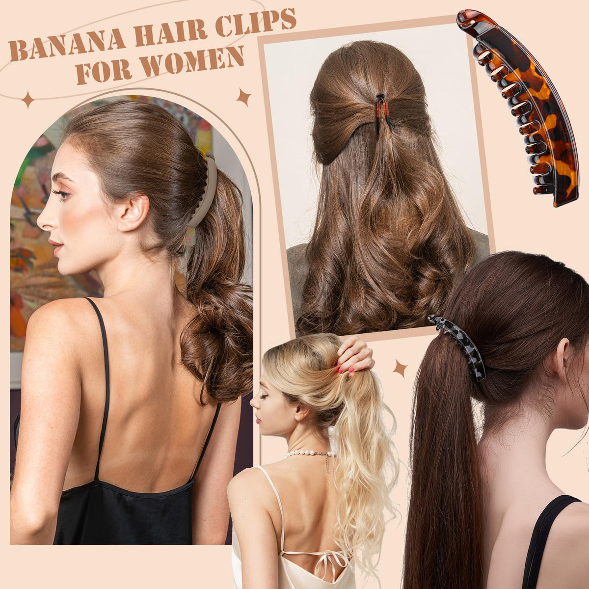 ProSuites clip securing a half-up style on blonde hair adding volume and polish