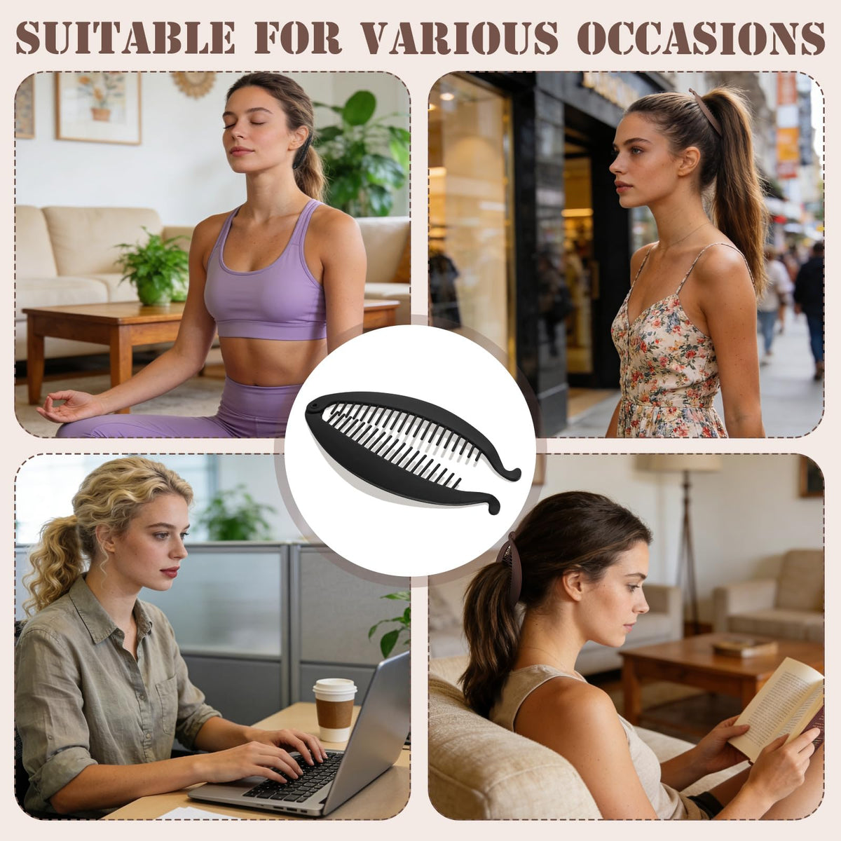 ProSuites group shot of neutral color clips ideal for everyday wear