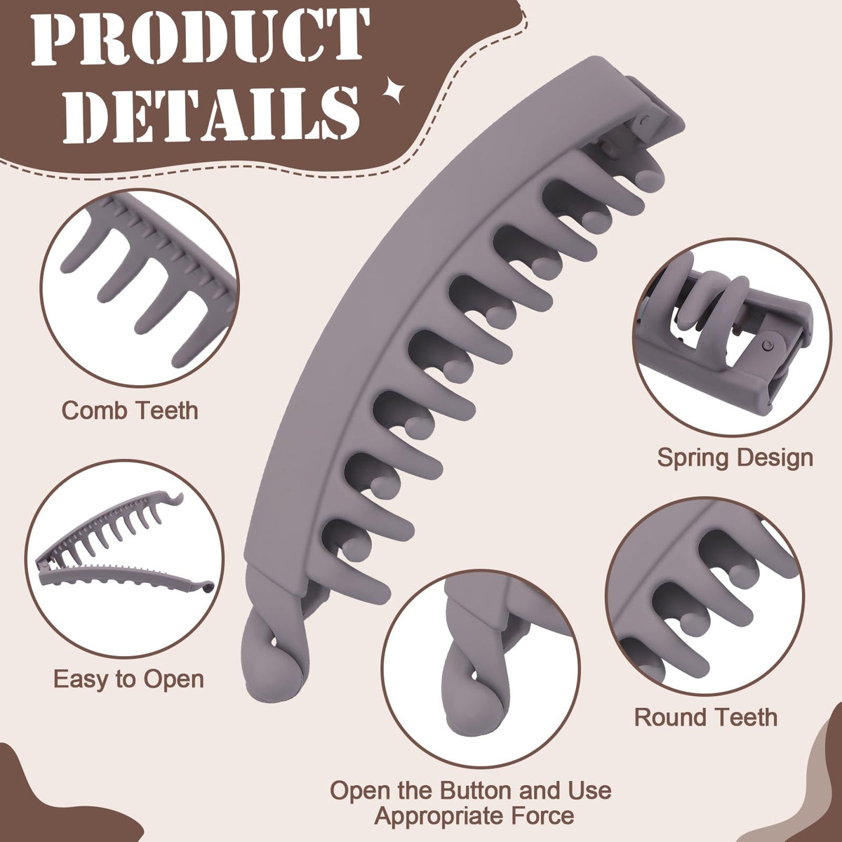ProSuites clip texture matte finish showing smooth snag-free surface