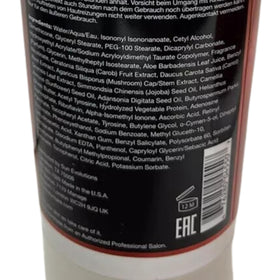Pro Tan bottle label detail highlighting warnings and active ingredients