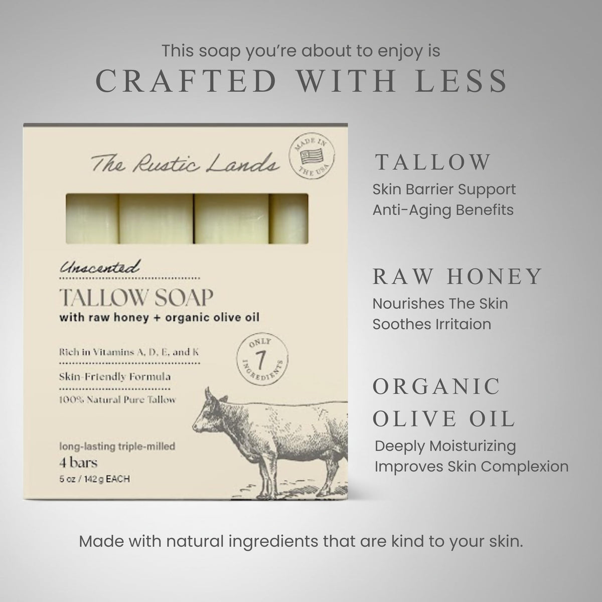 PROVENCE ESSENTIALS soap staged in bathroom setting illustrating neutral unscented option for sensitive skin