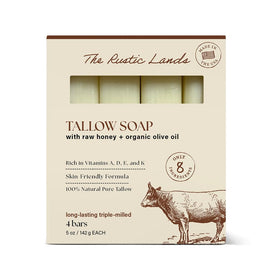 PROVENCE ESSENTIALS product label listing tallow, honey, olive oil for transparency