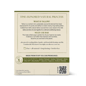 PROVENCE ESSENTIALS soap held in hand for size comparison showing the 5oz bar scale and practical handling