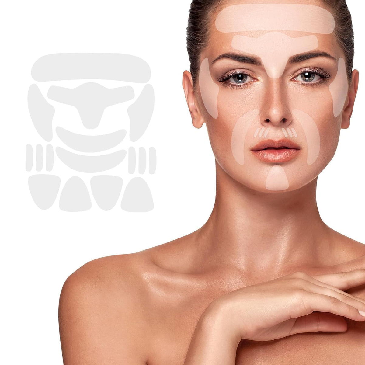 prypug front packaging showing 192 reusable face patches and product benefits