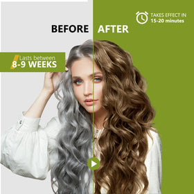 Close-up of shiny, conditioned hair after Prypvix use highlighting added gloss and strength