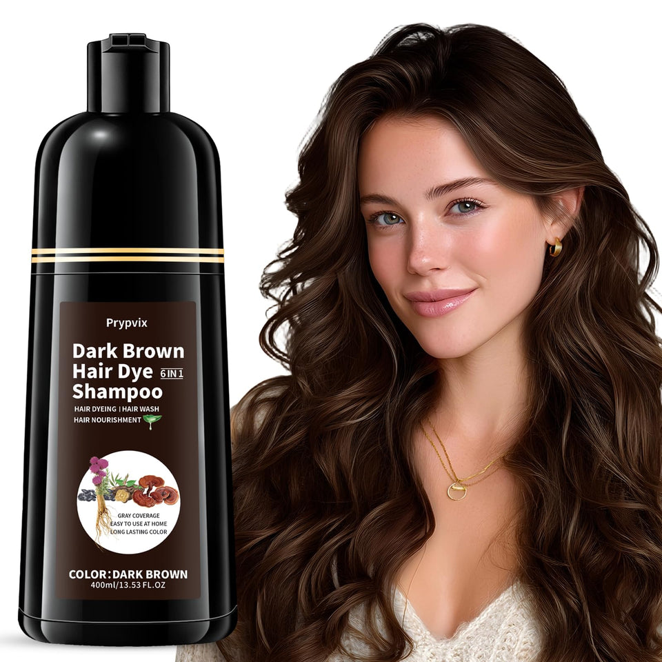 Prypvix front packaging showing product and dark brown shade benefits