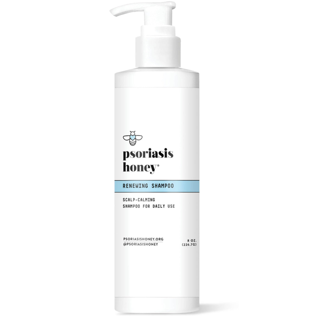 PSORIASIS HONEY front bottle view showing clean packaging and benefits