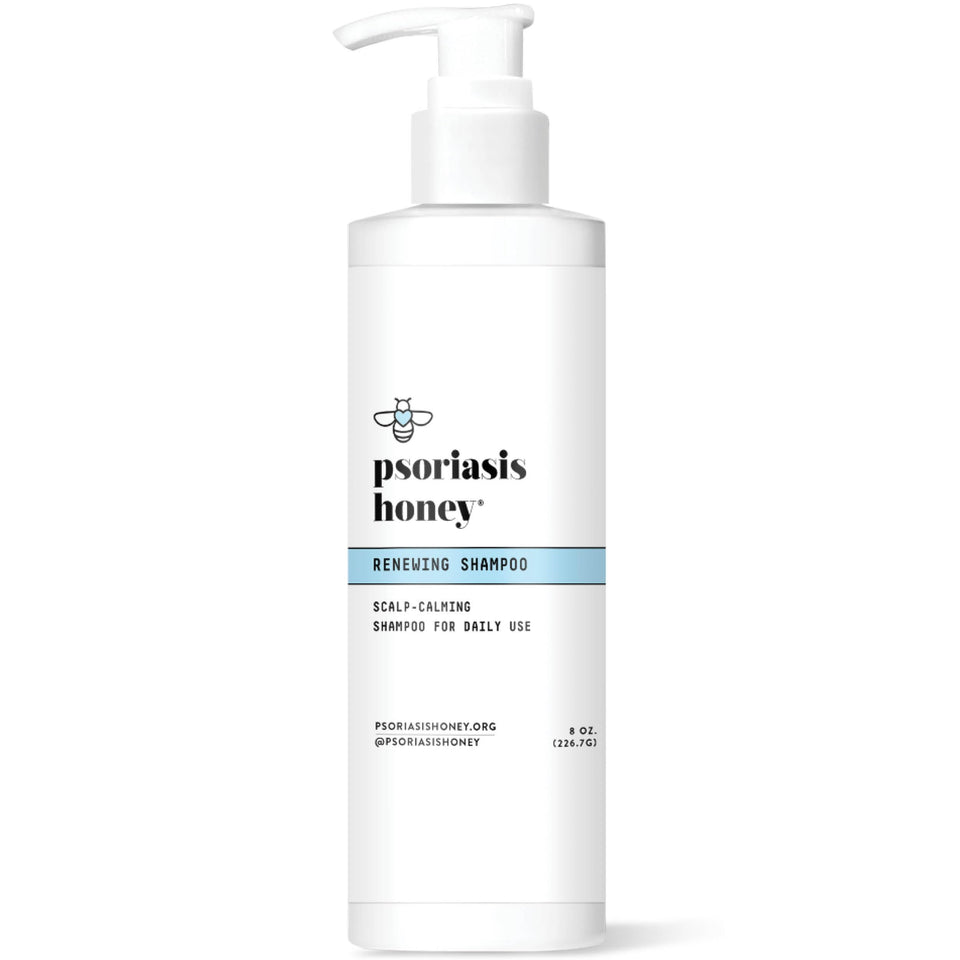 PSORIASIS HONEY front bottle view showing clean packaging and benefits