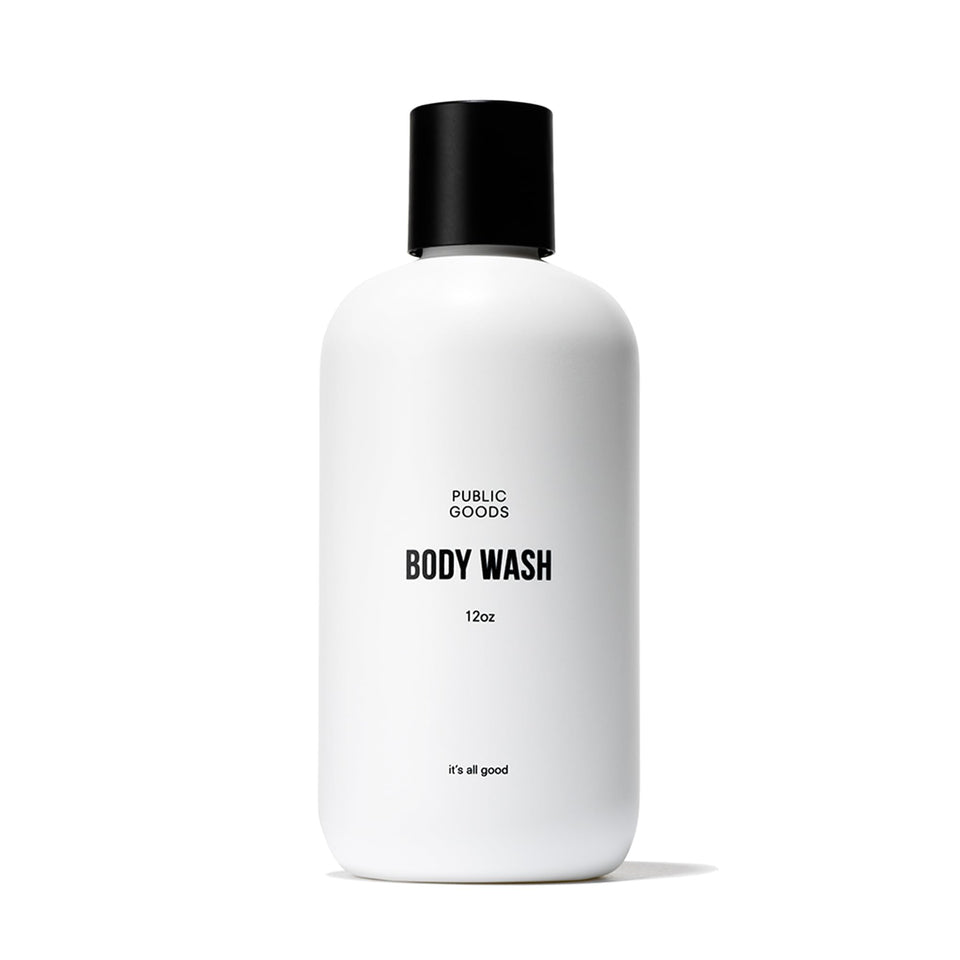 Public Goods front label showing clean branding and scent