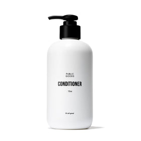 Public Goods conditioner front label showing brand and clean design for clarity