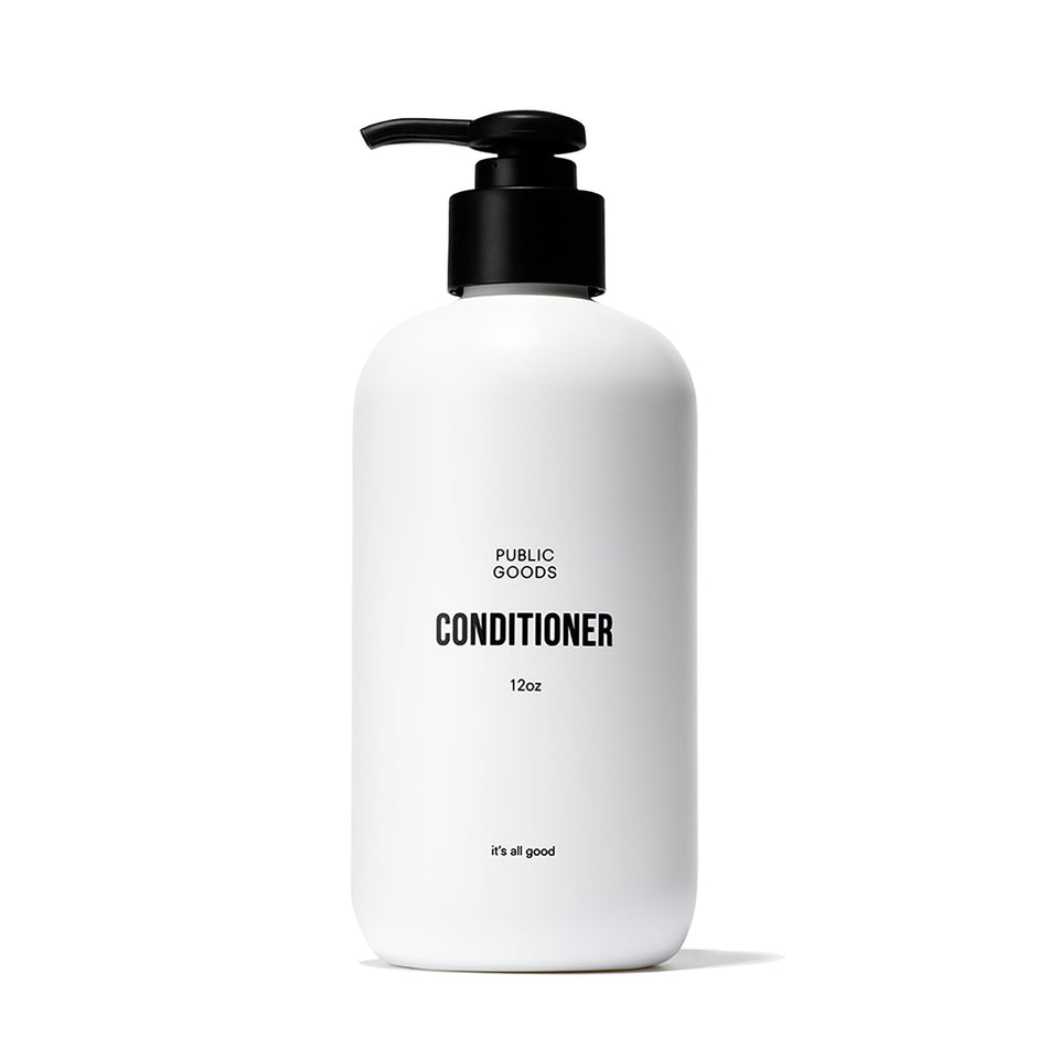 Public Goods conditioner front label showing brand and clean design for clarity