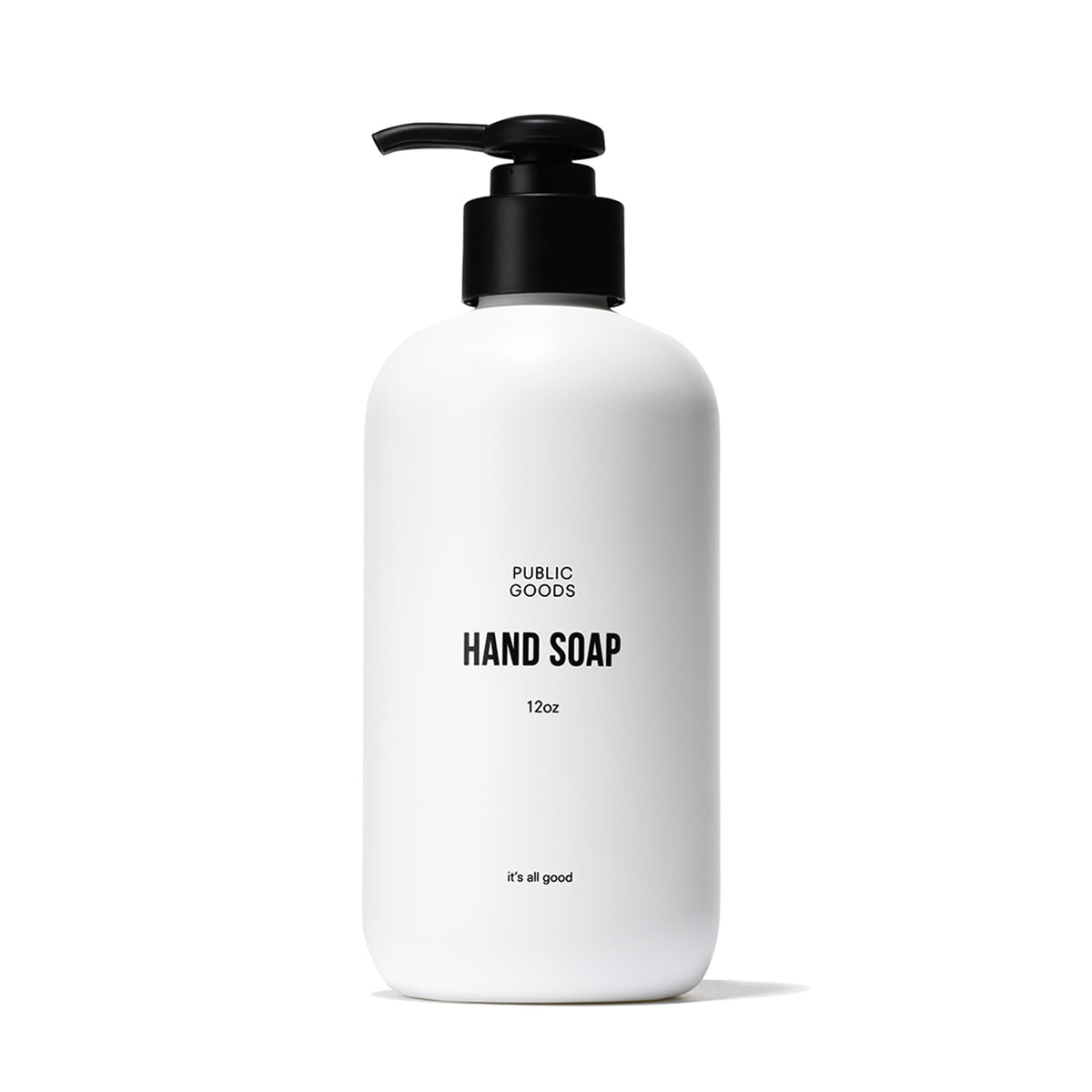 Public Goods front label showing product name and citrus scent benefiting clear identification