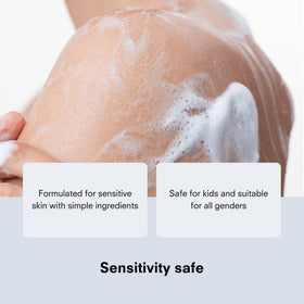 Public Goods shampoo bottle label closeup highlighting natural ingredients