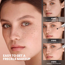 Pudaier stamp end making clustered freckle pattern quickly and evenly