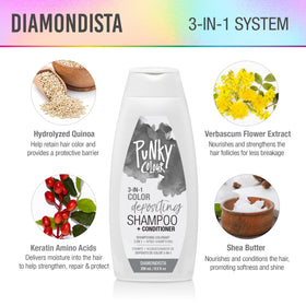 Punky Diamondista applied to hand demonstrating easy spread and conditioning benefit