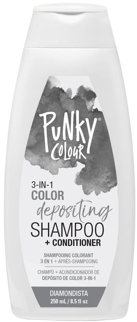 Punky Diamondista front bottle showing size and cooling silver tone benefit