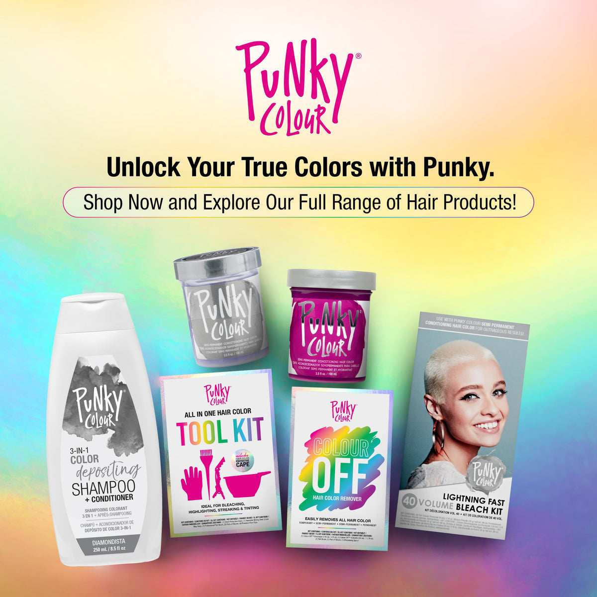 Punky Diamondista on bathroom shelf in lifestyle scene for convenient at-home toning benefit