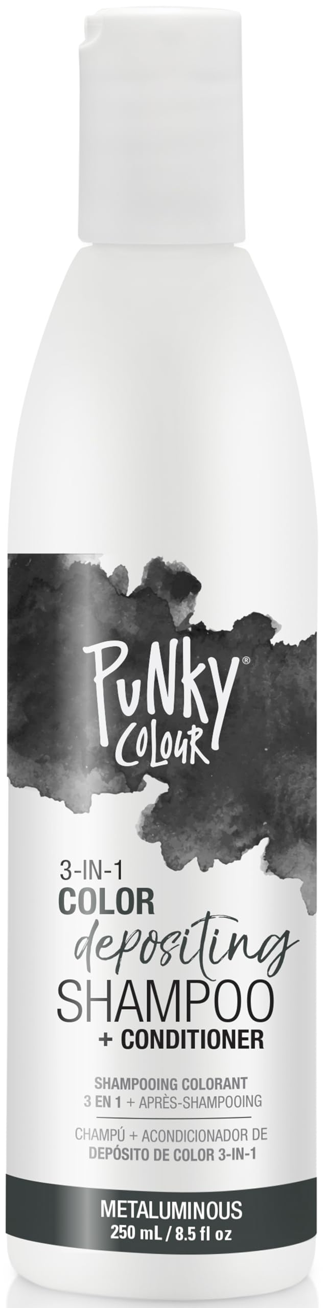 Punky Metaluminous front packaging showing product size and label benefits