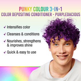 Punky Purpledacious creamy purple texture being poured, demonstrating pigment intensity