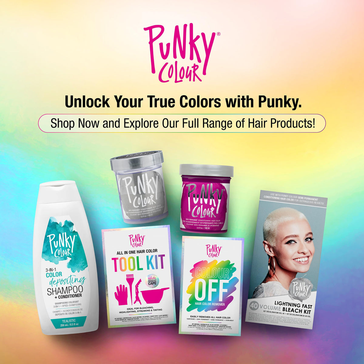 Punky Tealistic in a washday lifestyle scene showing simple color maintenance routine