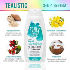 Punky Tealistic creamy lather texture showcasing pigment and conditioning balance