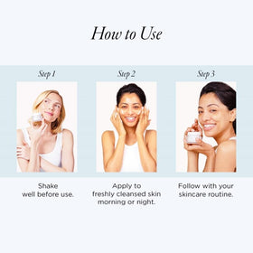 PÜR MINERALS ingredient label highlighting Ceretin Complex and soothing botanicals