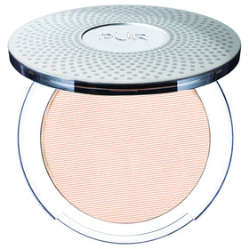 PÜR MINERALS compact front view showing sleek packaging and travel-friendly design