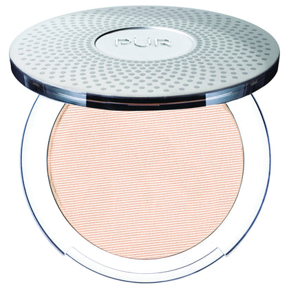PÜR MINERALS compact front view showing sleek packaging and travel-friendly design