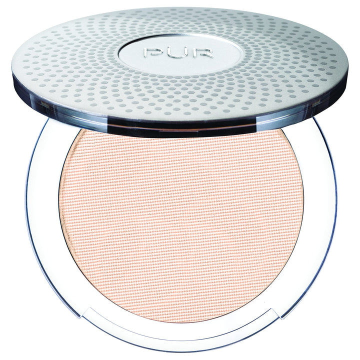 PÜR MINERALS compact front view showing sleek packaging and travel-friendly design