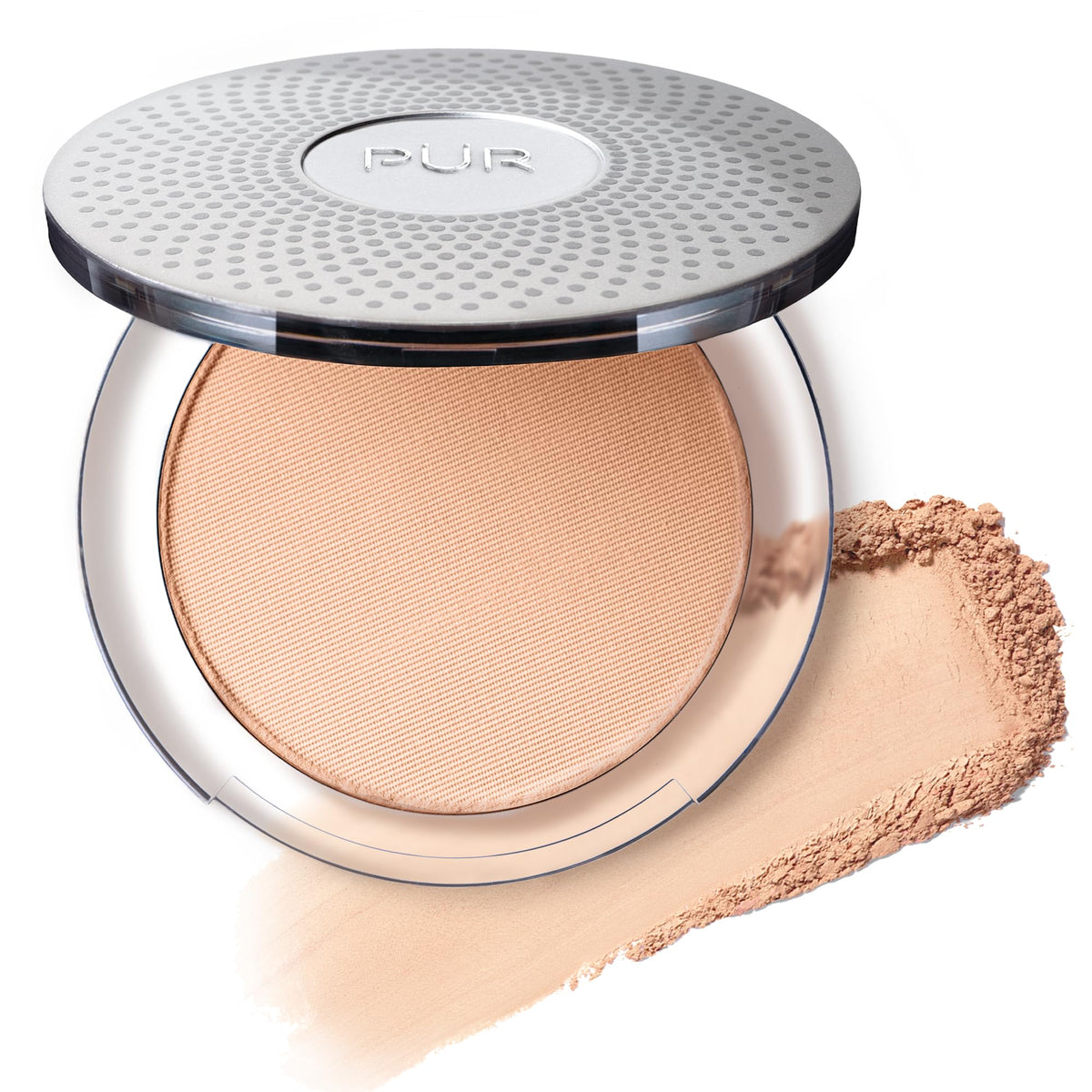 PÜR MINERALS compact front packaging showing clean design and portability